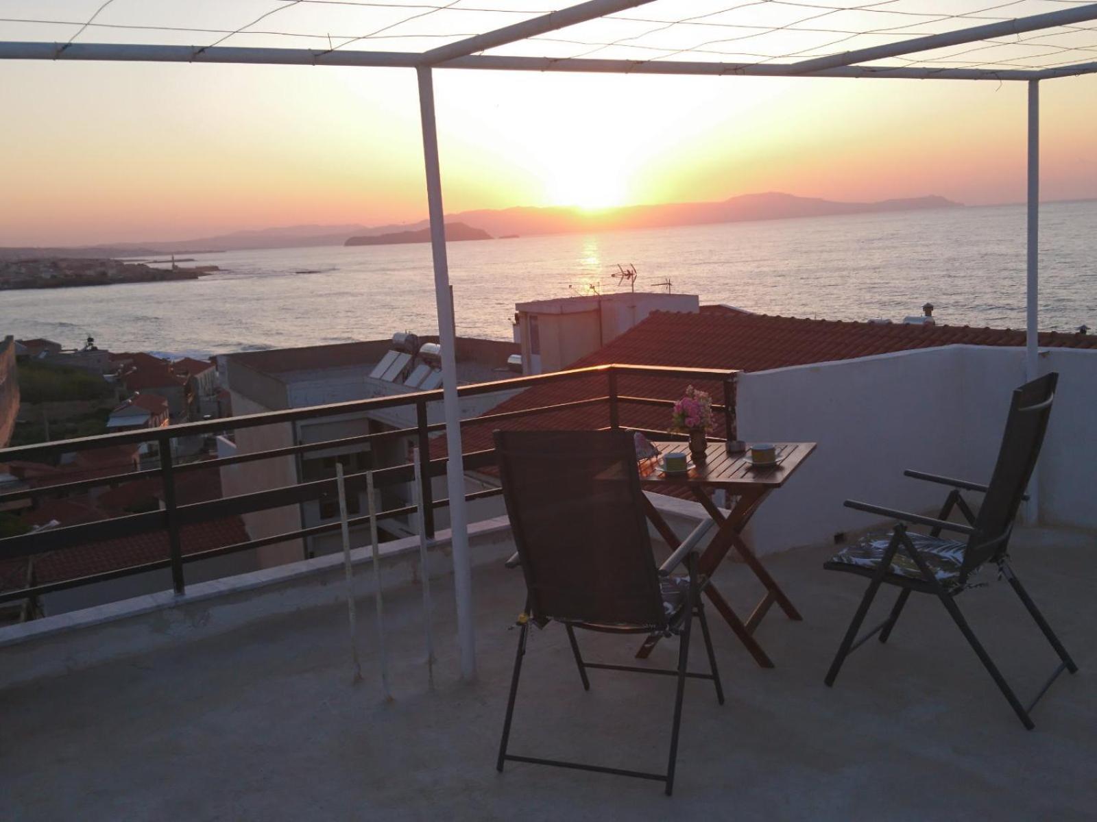 Sunny Family Apartment In Chania Close To The Sea Exterior foto